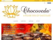 Tablet Screenshot of chocoveda.com